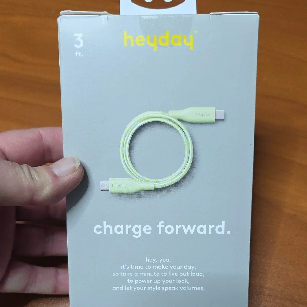 Heyday USB-C to USB-C Cable - Light Green